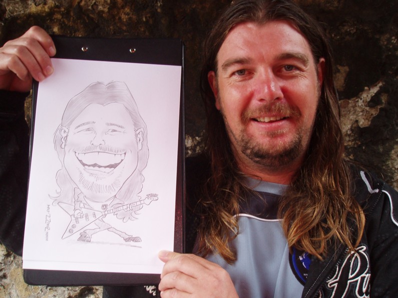 mark bowen caricature